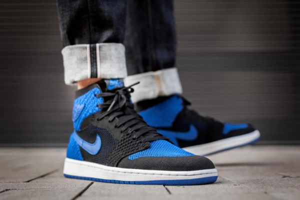 Giày Nike Air Jordan 1 Retro High OG Flyknit 'Royal' 919704-006 - Ảnh 4