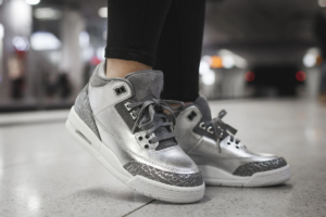 Alternative view of Giày Nike Air Jordan 3 Retro Premium HC GG 'Chrome' AA1243-020