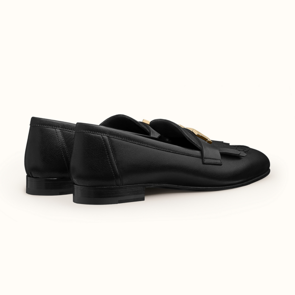 Giày Hermes Royal Loafers Gold H192203Z - Ảnh 4