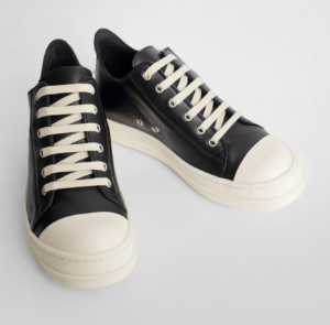 Alternative view of Giày Rick Owens Black Low Phlegethon RU02A5891LPO-9111