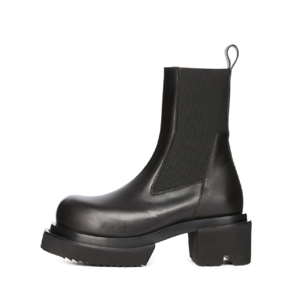 Giày Rick Owens Strobe Beatle Bogun 'Black' RP02B6830LCG - Ảnh 4