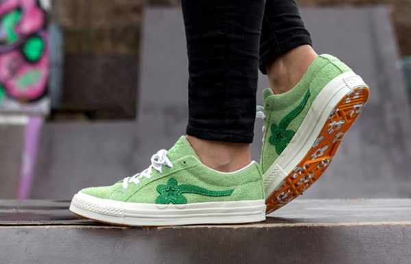 Giày Converse Golf Le Fleur x One Star Ox 'Jade Lime' 160327C - Ảnh 3