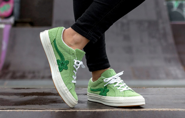 Giày Converse Golf Le Fleur x One Star Ox 'Jade Lime' 160327C - Ảnh 2