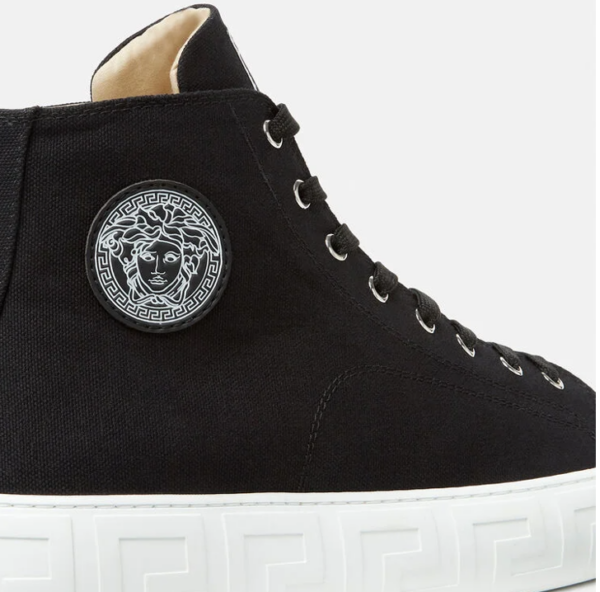 Giày Versace Greca High Top Trainers 'Black' DSU8403-DTE3G-D41P - Ảnh 2