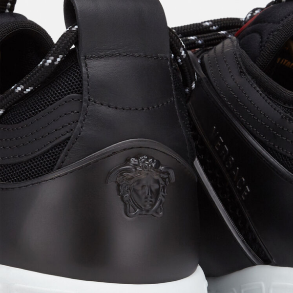 Giày Versace Chain Reaction Trainers Black DSU7071E-D9TVG-D41H1 - Ảnh 2