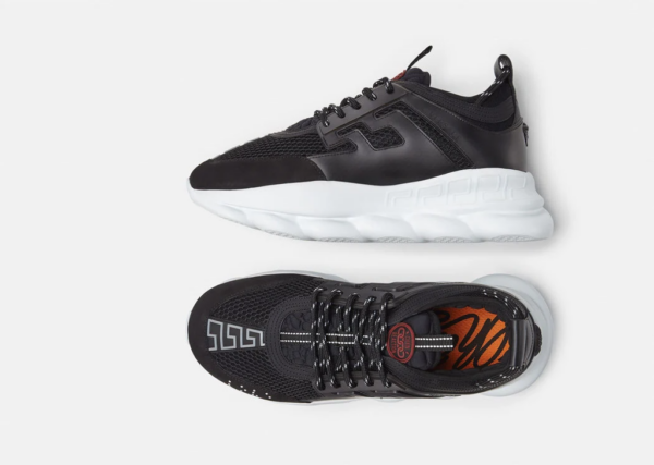 Giày Versace Chain Reaction Trainers Black DSU7071E-D9TVG-D41H1 - Ảnh 5