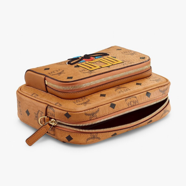 Túi MCM Klassik Crossbody in Geo Laurel Visetos MMRBSKC03CO001 - Ảnh 3