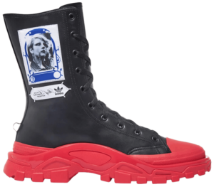 Giày Adidas Raf Simons x Detroit Runner High 'Black Red' EE7940