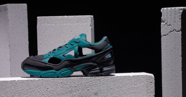 Giày Adidas Raf Simons x Replicant Ozweego 'Black Colonial Blue' BB7986 - Ảnh 5