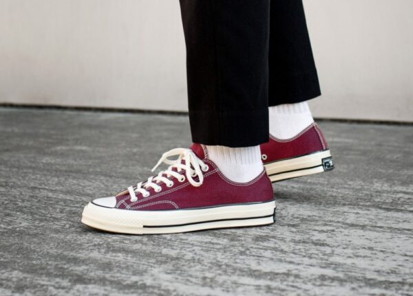 Giày Converse Chuck 70 Ox 'Burgundy' 162059C - Ảnh 5