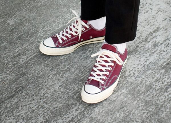 Giày Converse Chuck 70 Ox 'Burgundy' 162059C - Ảnh 4