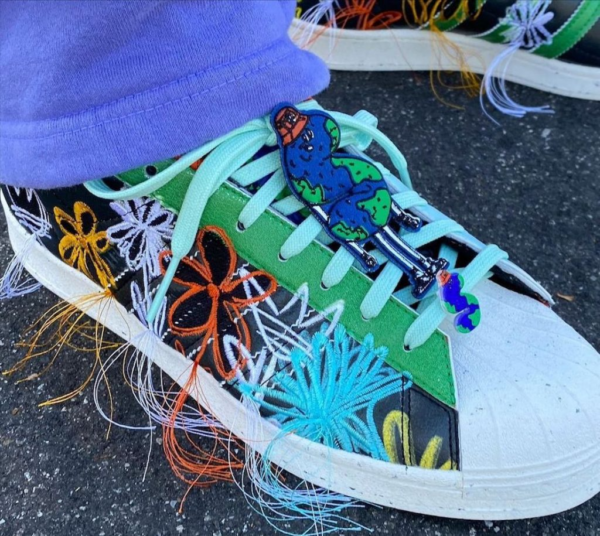 Giày Adidas Sean Wotherspoon x Superstar 'Super Earth Black' GX3823 - Ảnh 3