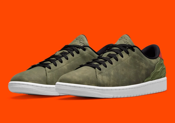 Giày Nike Air Jordan 1 Centre Court 'Olive' DJ2756-300 - Ảnh 3