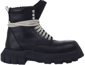 Giày Rick Owens SS22 Fogachine Laceup 'Black' ru01b1880lge-99
