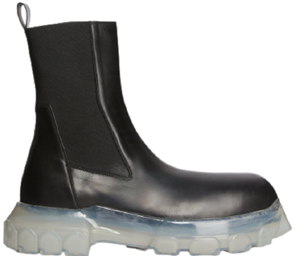 Giày Rick Owens FW22 Strobe Beatle 'Black Cortina' ru02b2881lcg-90