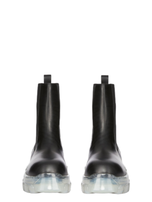 Alternative view of Giày Rick Owens FW22 Strobe Beatle 'Black Cortina' ru02b2881lcg-90