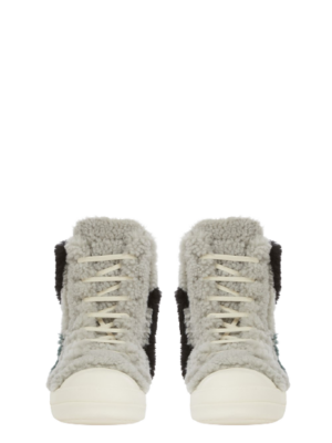 Alternative view of Giày Rick Owens FW22 Strobe 'Pearl And Milk' ru02b2890lshpze-08z11