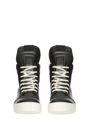 Alternative view of Giày Rick Owens FW22 Strobe Geobasket 'Black And Milk' RU02B2894LPO-911