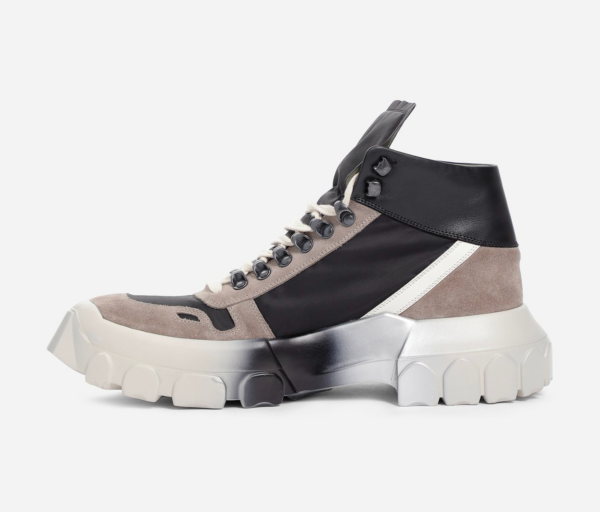 Giày Rick Owens Tractor 'Black Dust Grey' RU19F4893-LCOM4-100 - Ảnh 3