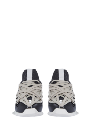 Alternative view of Giày Rick Owens SS22 Fogachine Runner 'Black And Oyster' ru01b1812lpo-96161
