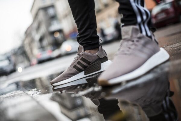 Giày Adidas NMD R2 Winter Pack 'Light Brown' CQ2399 - Ảnh 8