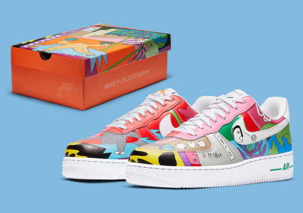 Giày Nike Air Force 1 Low x Ruohan Wang 'Multicolor' CZ3990-900 - Ảnh 8