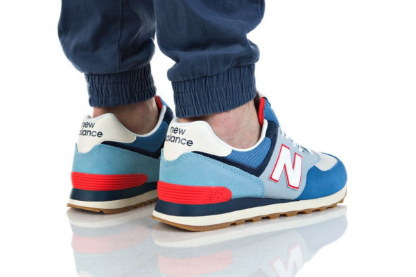 Giày New Balance 574 Mako Blue Turtle Dove ML574SOS - Ảnh 8