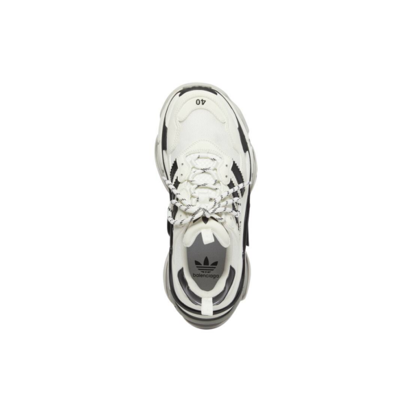 Giay Balenciaga x Adidas Triple S 'White' 710020-W2ZB1-9112