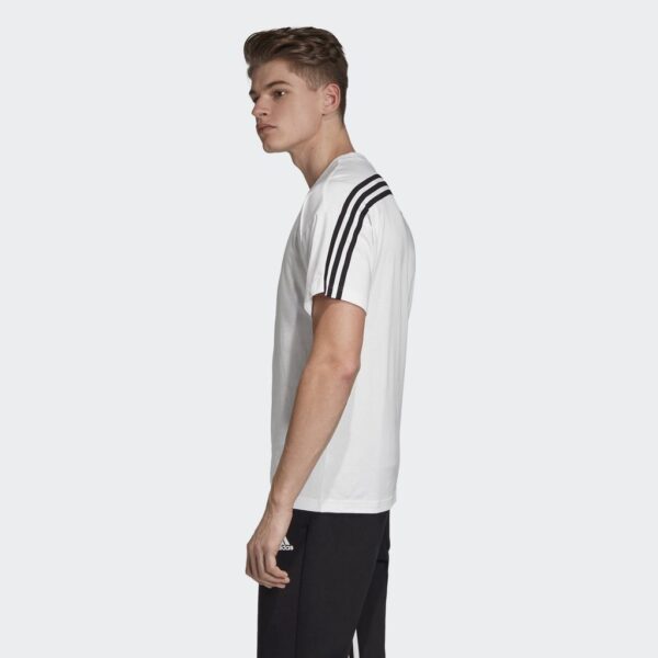 Áo Adidas Must Haves 3 Stripes Tee White DX7656 - Ảnh 3