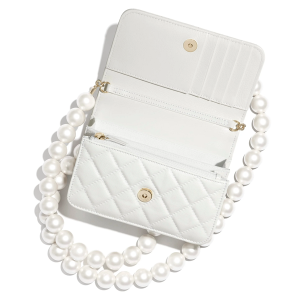Túi Chanel Chain Wallet Lambskin White AP1839-B04327-10601 - Ảnh 3