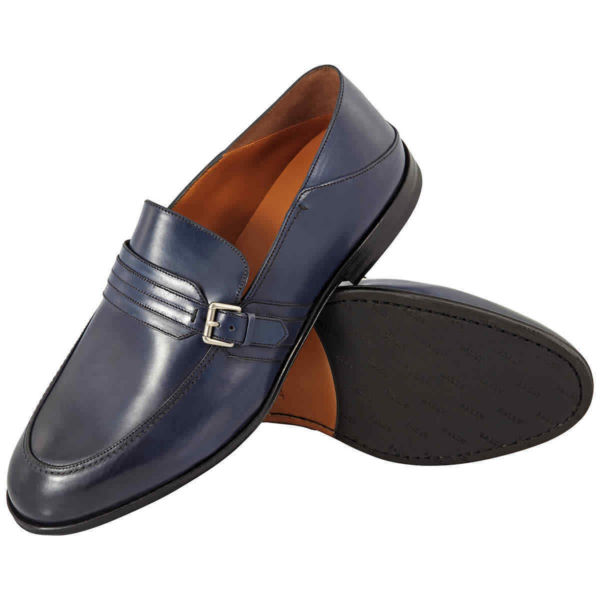 Giày Bally Welwood Leather Loafers 'Ink' 6223028 - Ảnh 2