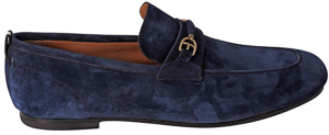 Giày Bally Plintor Bit Suede Loafer 'Ink' 6223008