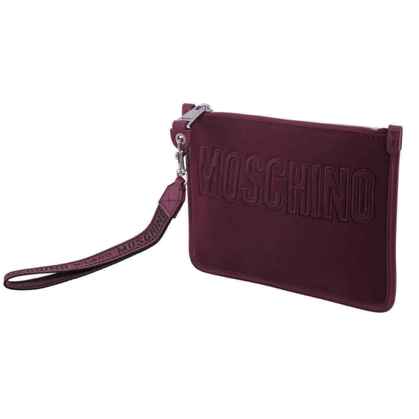 Ví Moschino Ladies Logo Embroidery Neoprene 'Purple' B840382061195 - Ảnh 5