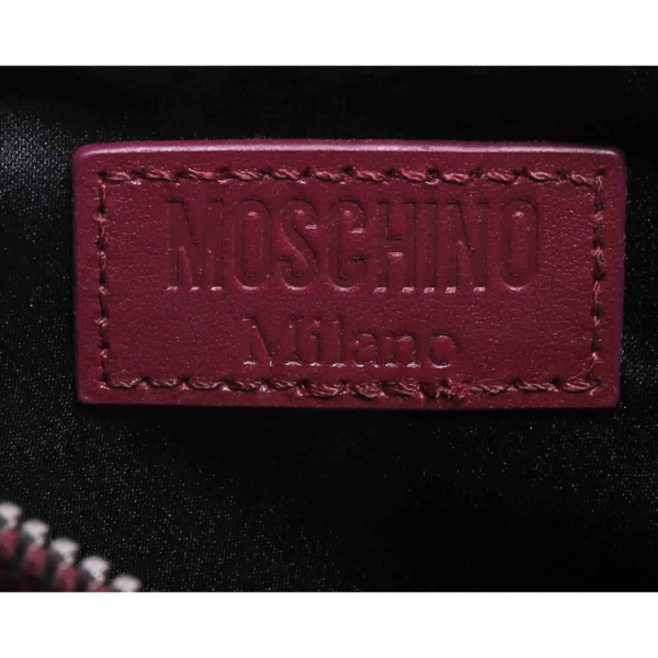 Ví Moschino Ladies Logo Embroidery Neoprene 'Purple' B840382061195 - Ảnh 4