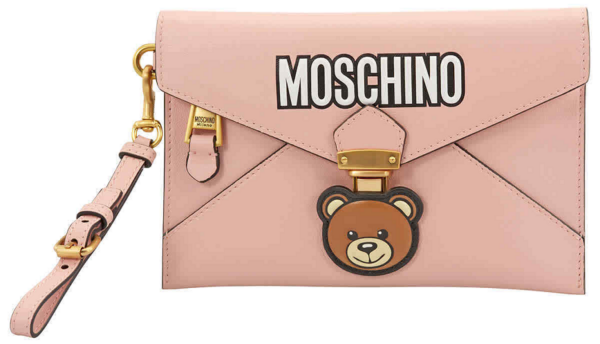 Ví Moschino Ladies Pink Bear Faux 'Pink' A-8411-8006-1224