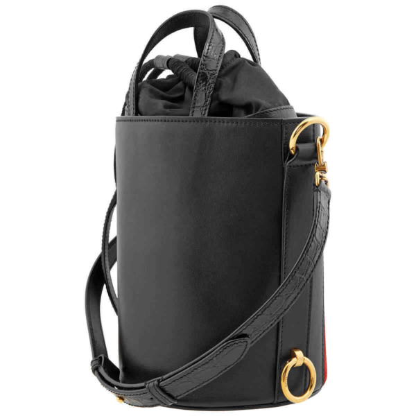 Túi Bally Bucket With Stripe Detail 'Black' 6229897 - Ảnh 4