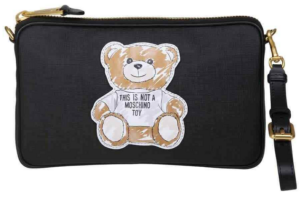 Túi Moschino Ladies Teddy 'Black Leather' A-7567-8210-2555