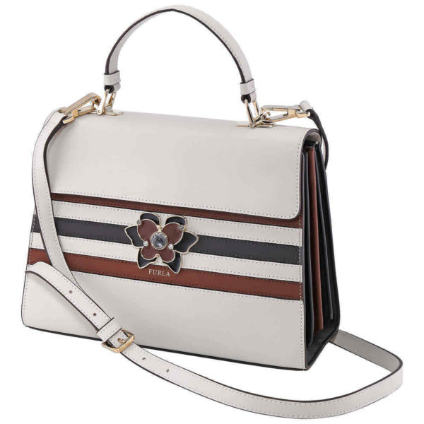 Túi Furla Ladies Mughetto M Top 'White' 1033564 - Ảnh 4