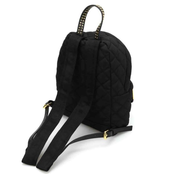 Balo Moschino Quilted Logo Stud Backpack 'Black' B761182032555 - Ảnh 3
