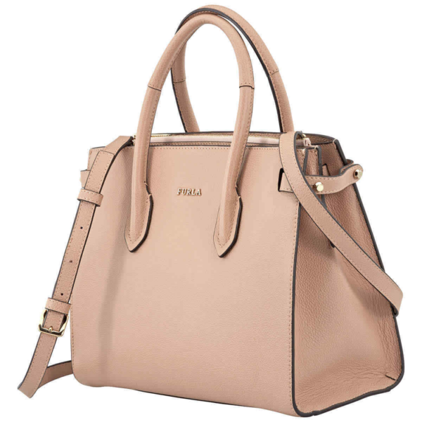 Túi Furla Pin S Leather Satchel Bag 'Moonstone' 924569 - Ảnh 2
