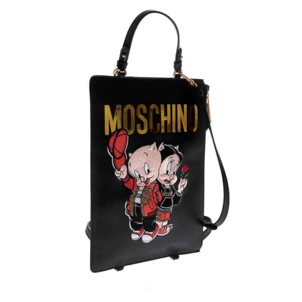 Túi Moschino Looney Tunes CNY 'Black' A-7603-8001-1555 - Ảnh 2