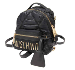 Alternative view of Balo Moschino Quilted Logo 'Black' B-7606-8207-1555