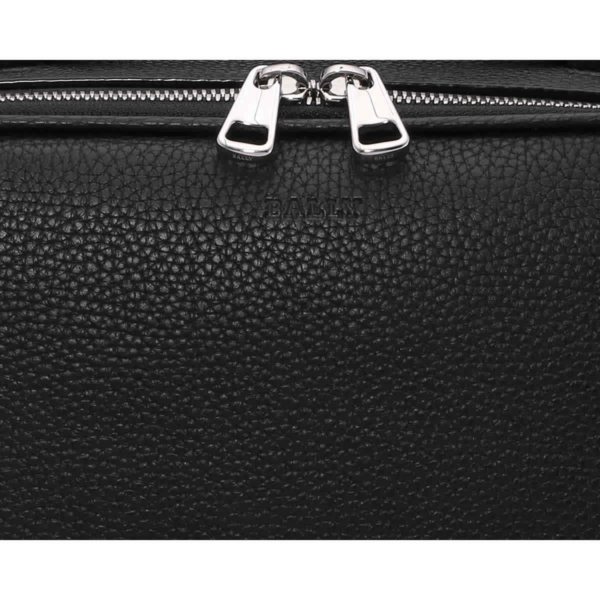 Túi Bally Cornel Leather 'Black' 6226219 - Ảnh 2