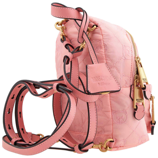 Balo Moschino Ladies Teddy Bear Embroidery 'Pink' B-7620-8208-1223 - Ảnh 4