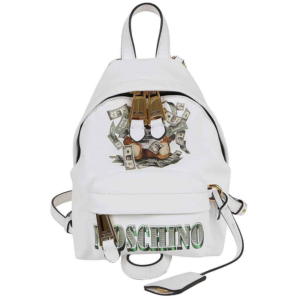 Balo Moschino Dollar Teddy Bear 'White' A-7637-8210-3001