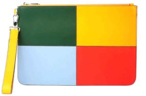 Túi Burberry Colorblock Leather 'Blue Orange' 8025192