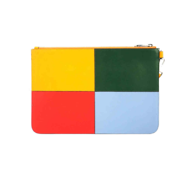 Túi Burberry Colorblock Leather 'Blue Orange' 8025192 - Ảnh 3