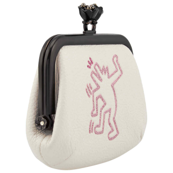 Ví Coach Keith Haring Frame Compact Kisslock 'Chalk' 28689-BPCHK - Ảnh 5