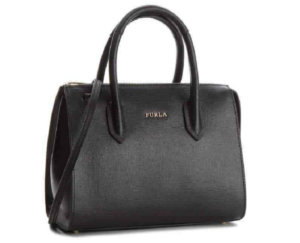 Túi Furla Ladies Pin S Leather Satchel 'Black' 942274