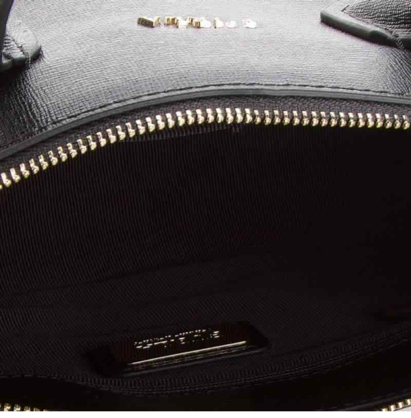 Túi Furla Ladies Pin S Leather Satchel 'Black' 942274 - Ảnh 2